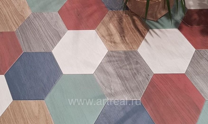 Керамогранит Bestile Atlas Hexa в интерьере