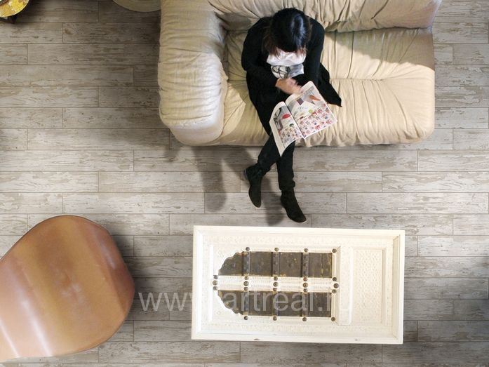 Керамический паркет Rrondine Old Navy  белого цвета