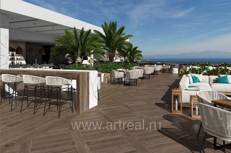 Клинкер Exagres Yoho в интерьере