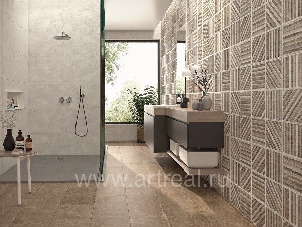 Керамическая плитка Durstone Indiga/Lines/Crayon в интерьере