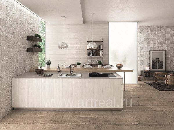 Керамическая плитка Durstone Indiga/Lines/Crayon в интерьере