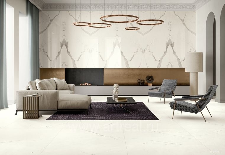 Керамогранит Kerlite Vanity в интерьере