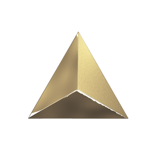 ZYX Evoke настенная плитка Level Gold Laser Glossy 15*17