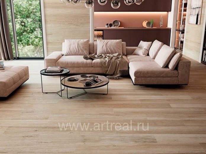 Керамогранит Porcelanite Dos 6611 в интерьере
