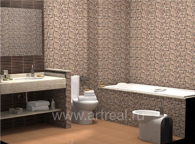 Керамическая плитка Porcelanosa Multicolor в интерьере