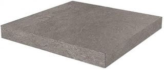 Kerama Marazzi Про Стоун угловая ступень Ступень Про Стоун Серый Тёмный Угловая Левая Клееная 33*33