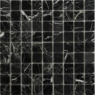 Orro Lux мозаика Nero Marquina Pol. 30*30*7
