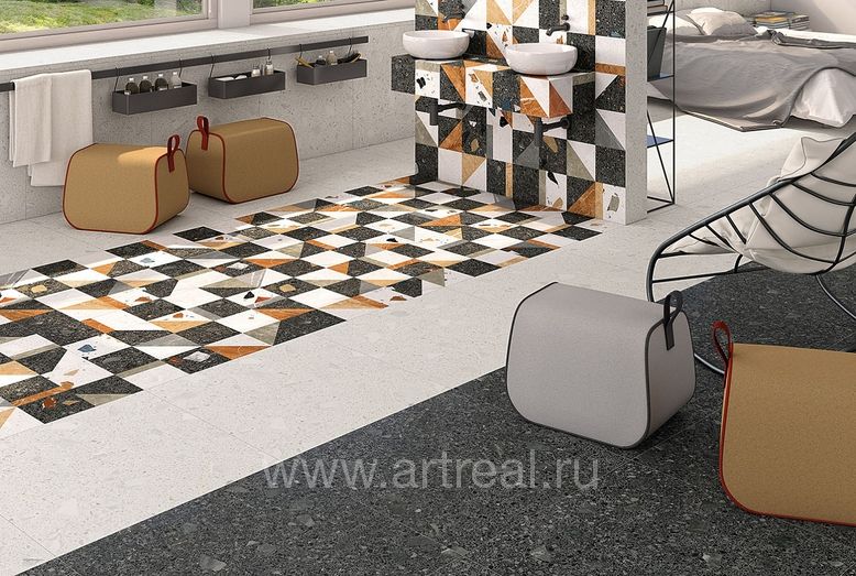 Керамогранит Arcana Stracciatella в интерьере