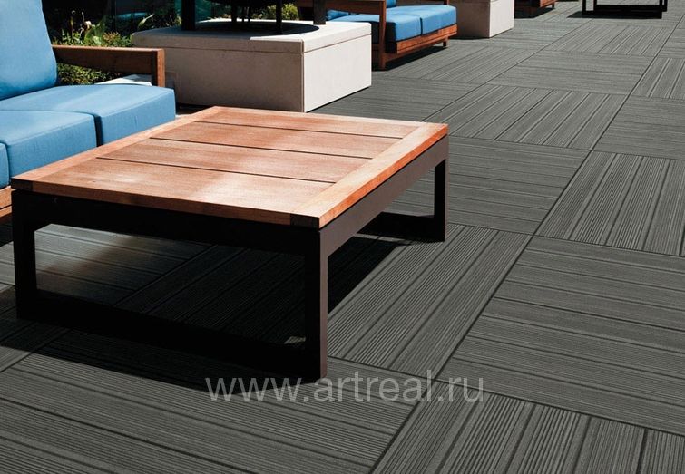 Напольный нескользкий керамогранит Savoia Ceramica Outside Antracite