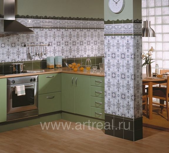 Керамическая плитка Ribesalbes Cadiz в интерьере