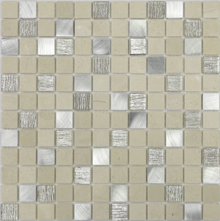LeeDo Caramelle Silk Way мозаика Cream Velour 29.8*29.8*4