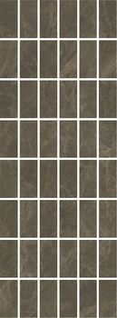 Kerama Marazzi Лирия декор Декор Лирия Коричневый Мозаичный 15*40