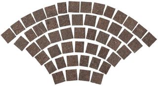 Мозаика Rosso Coda di Pavone Grip 53.2*102.8