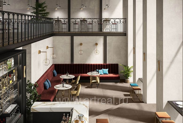 Керамическая плитка Atlas Concord Raw в интерьере