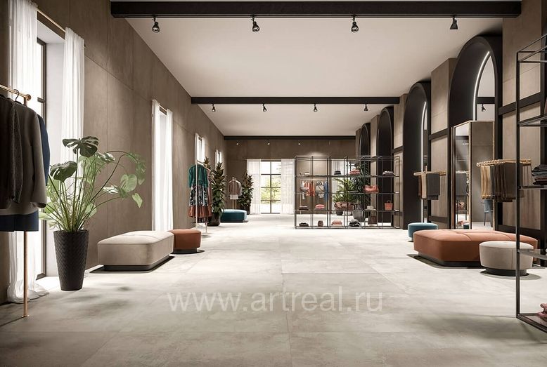 Керамическая плитка Atlas Concord Raw в интерьере