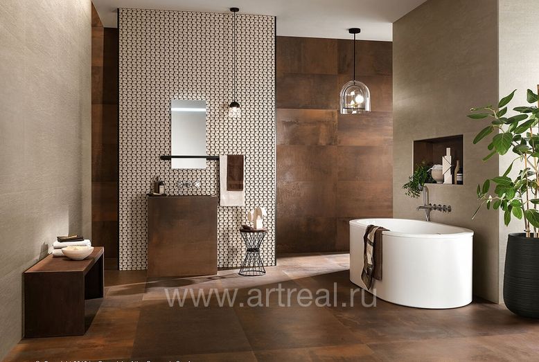 Керамическая плитка Atlas Concord Raw в интерьере