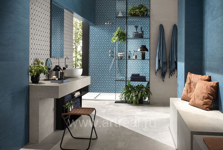 Керамическая плитка Atlas Concord Raw в интерьере