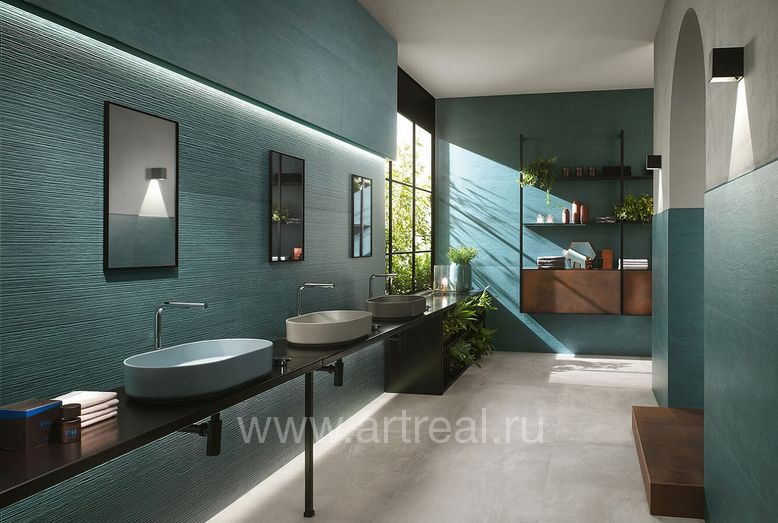 Керамическая плитка Atlas Concord Raw в интерьере