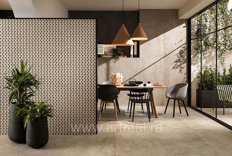 Керамическая плитка Atlas Concord Raw в интерьере