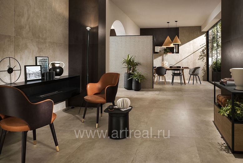 Керамическая плитка Atlas Concord Raw в интерьере