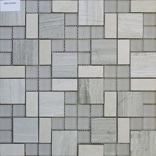 Natural Mosaic Mix Glass & Stone 8BSH-234881