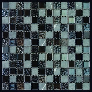 Natural Mosaic Mix Glass & Stone M4ECTB29