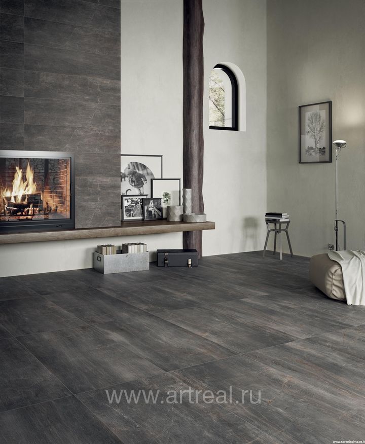 Керамогранит Serenissima Fossil в интерьере