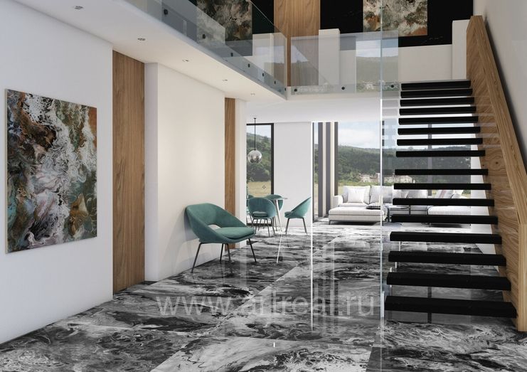 Apavisa Fluid Керамогранит Apavisa Fluid в интерьере