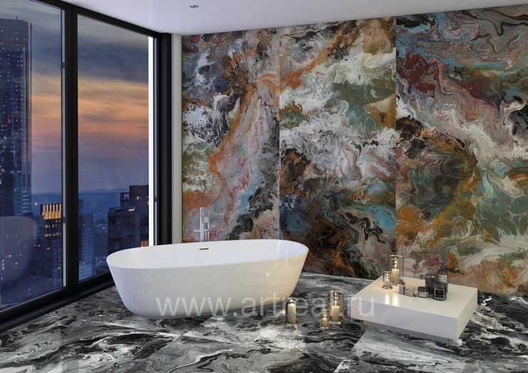 Apavisa Fluid Керамогранит Apavisa Fluid в интерьере