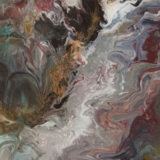 Apavisa Fluid керамогранит Multicolor Natural 89.46*89.46*7