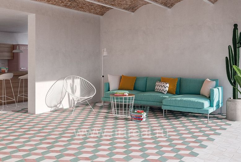 Керамогранит Wow Mud в интерьере