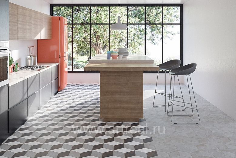 Керамогранит Wow Mud в интерьере