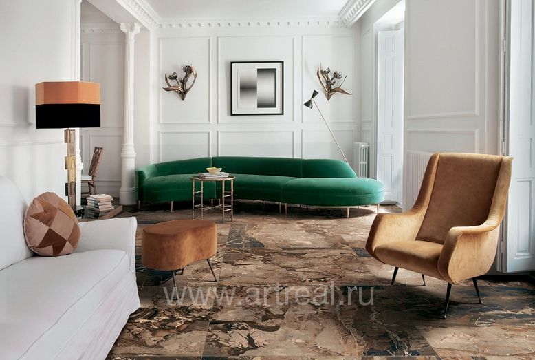 Керамогранит Rex Les Bijoux De Rex в интерьере