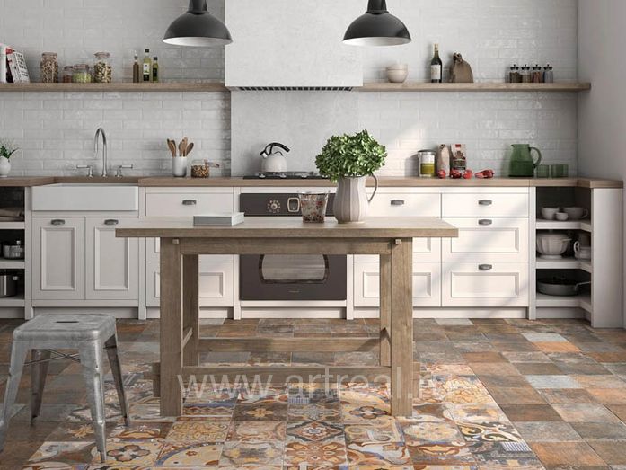 Керамогранит Pamesa Cr. Empoli - Cr. Senesi в интерьере