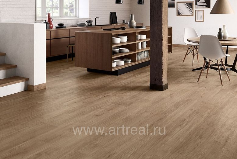 Керамогранит Sant'Agostino Primewood в интерьере