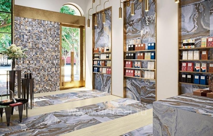 Land Canyon Керамогранит Land Canyon в интерьере