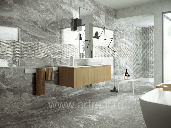 Керамическая плитка Azteca Nebula в интерьере