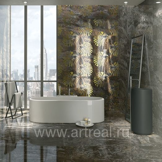 Керамическая плитка Azteca Nebula в интерьере