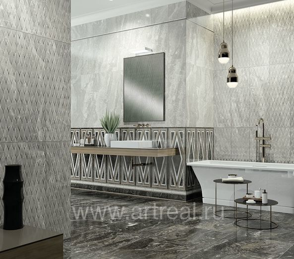 Керамическая плитка Azteca Nebula в интерьере