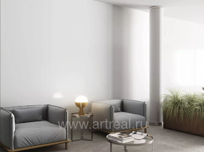 Baldocer Blanco Керамогранит Baldocer Blanco в интерьере