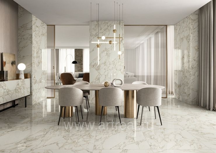 Керамогранит Italon Charme Deluxe в интерьере