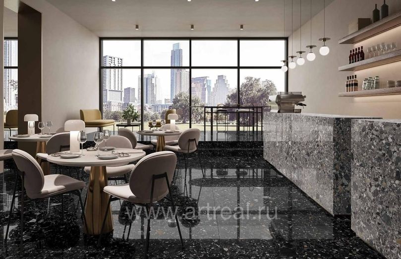 Керамогранит Monocibec Chiaroscuro в интерьере