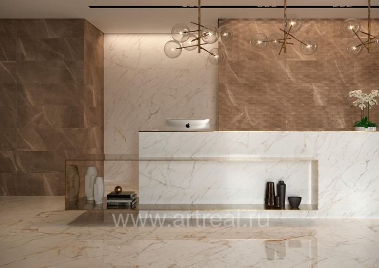 Керамическая плитка Marazzi Allmarble Wall в интерьере