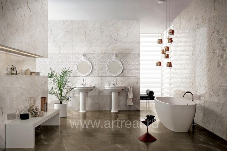 Керамическая плитка Marazzi Allmarble Wall в интерьере