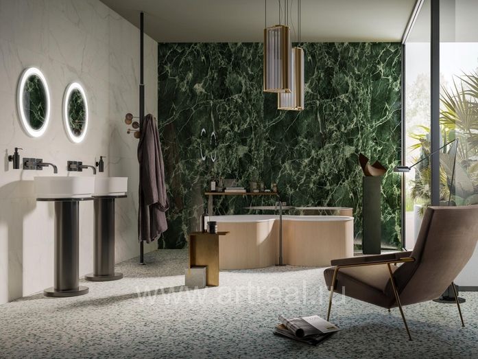 Керамическая плитка Marazzi Allmarble Wall в интерьере