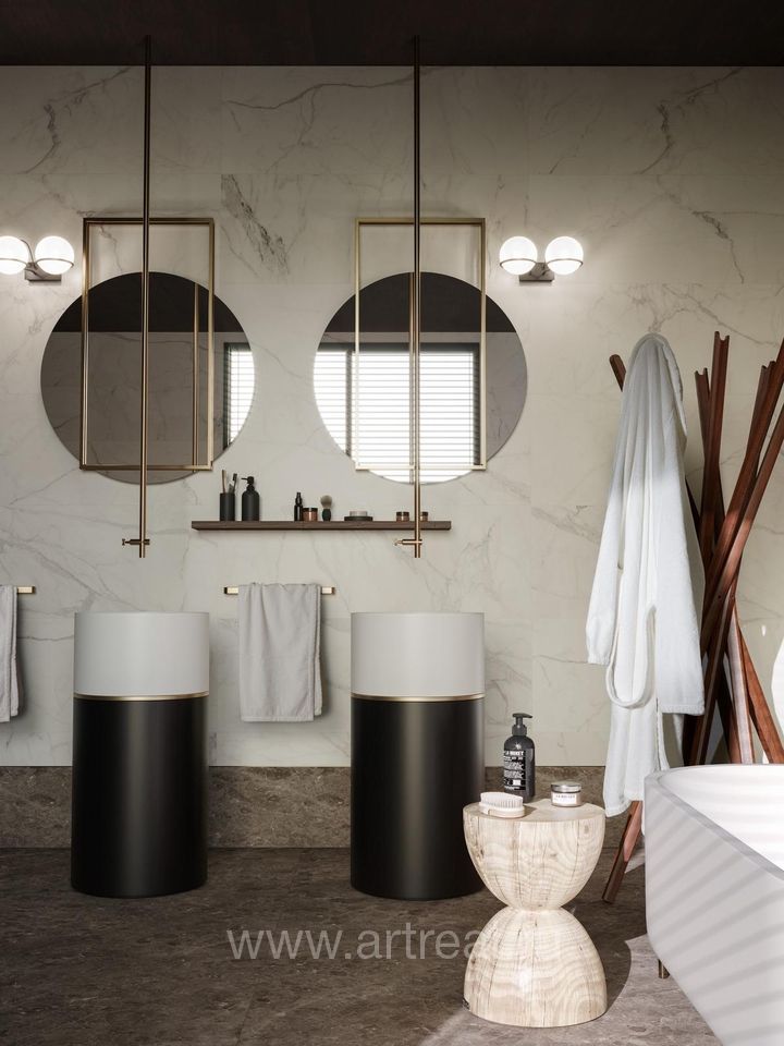 Керамическая плитка Marazzi Allmarble Wall в интерьере