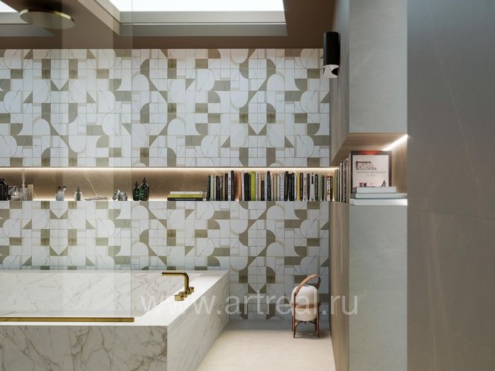 Керамическая плитка Marazzi Allmarble Wall в интерьере