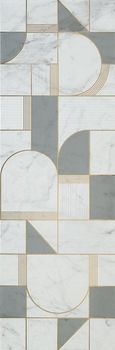 Marazzi Allmarble Wall декор Altissimo Satin Decoro Club 40*120