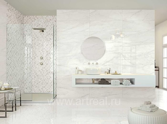 Керамическая плитка Marazzi Marbleplay в интерьере