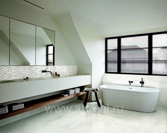 Керамическая плитка Marazzi Marbleplay в интерьере